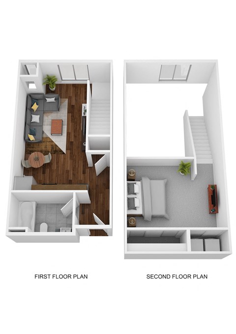 Floor plan for studio, 1 bath, 627 sqft